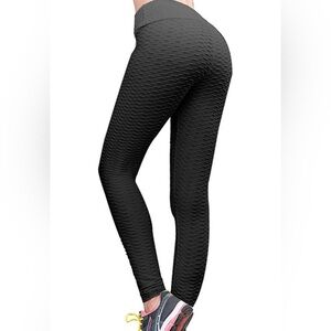 Yoga Pants for Women High Waisted Butt Lift Textured Scrunch, new with tags, XL